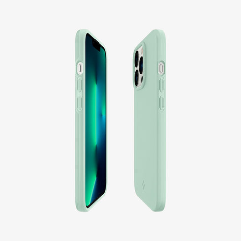 ACS03674 - iPhone 13 Pro Max Case Thin Fit in black showing the back